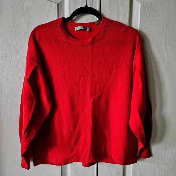NWT Vince 100% cashmere sweater in Poppy, small - Picture 2 of 7